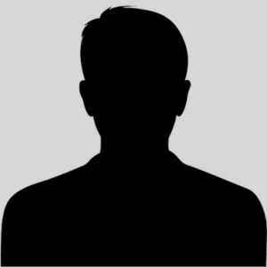 male silhouette headshot