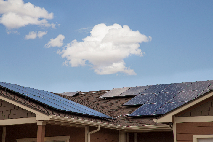 What Do Solar Panels & Weatherization Have in Common? bog in text image